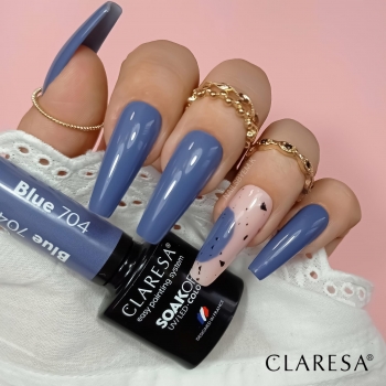 Claresa Lakier hybrydowy Blue 704 5g