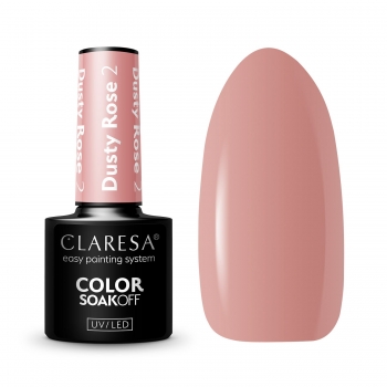 Claresa lakier hybrydowy Dusty Rose 2 5g