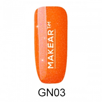 Lakier Hybrydowy Bora Bora Neon Makear GN03 8 ml