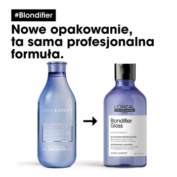 Loreal Professionnel Blondifier Gloss szampon przywracający blask włosom rozjaśnianym 300ml