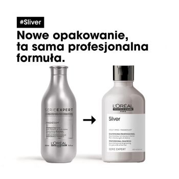 Loreal Professionnel Silver szampon do włosów siwych i rozjaśnionych 300ml