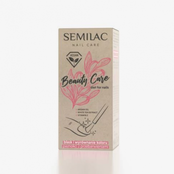 Semilac Odżywka do paznokci Beauty Care - blask i wyrównanie kolorytu 7ml