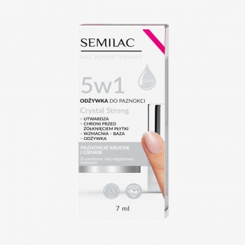 Semilac Odżywka do paznokci Nail Power Therapy 5w1 Crystal Strong 7 ml