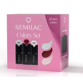 Semilac UV Gel Polish Color Set 3x7ml