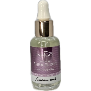 Indigo Oliwka do skórek z Keratyną Matrioshka Shea Elixir 8ml