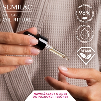 Semilac Oil Ritual Radiance and Care Nawilżający olejek do paznokci i skórek 11 ml