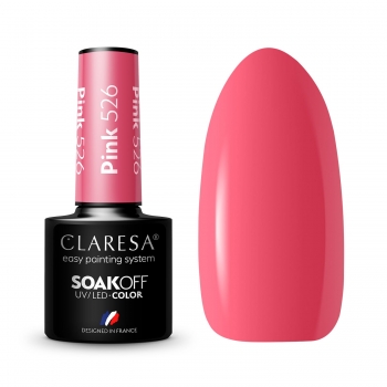 Claresa lakier hybrydowy Pink 526 5g