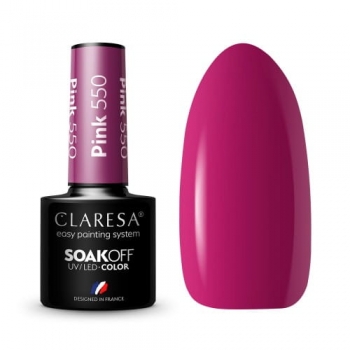 Claresa lakier hybrydowy Pink 550 5g