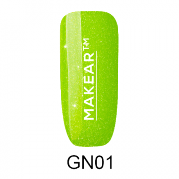 Lakier Hybrydowy Jamaica Neon Makear GN01 8 ml