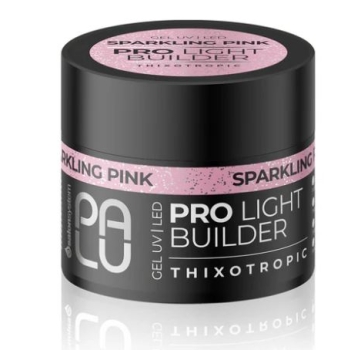 Palu Żel Budujący Pro Light Builder Tixotropic Sparkling Pink 12g